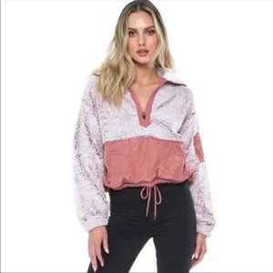 Free People BFF Pullover Jacket Fleece